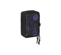 safta Spiderman Attack - Trousse Scolaire avec 37 Outils Inclus, Trousse pour Enfant, idéale pour Les Enfants de 5 à 14 Ans, Confortable et Polyvalente, qualité et résistance, 12,5 x 5,5 x 19,5 cm,