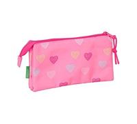 SAFTA - Trousse - triple - Benetton "Heart"