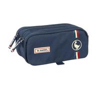 safta | Trousse Triple El Ganso Eclipse, Trousse Scolaire à Trois Compartiments avec Fermeture éclair et Poche Avant, Dimensions : 21,5 x 8 x 10 cm, Trousse à 3 Compartiments