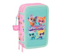 Safta Trousse triple SuperKitties G – 37 pièces
