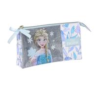 safta Trousse Triple Frozen II Memories 22 x 12 x 3 cm, Multicolore, Standard (812273744), Multicolore, Estándar, décontracté