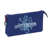 Safta Trousse triple Harry Potter Captain bleu marine 22 x 3 x 12 cm pour enfant