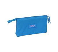 safta F.C.Barcelona Chica Trousse Triple pour Enfants d'âge Scolaire, Confortable et Polyvalente, qualité et résistance, 22 x 3 x 12 cm, Couleur Indigo, Indigo, Estándar, Décontracté