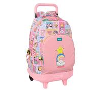 Safta Trousse triple Mr. Wonderful Comic 37 pièces, trousse scolaire organiseur avec 3 compartiments et fermeture éclair, comprend 16 crayons, 14 marqueurs, règle et demi-cercle, dimensions 12,5 x 5,5