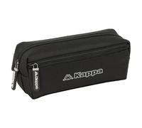 Safta Trousse Kappa Dark Triple avec élastique Noir 22 x 6 x 8,5 cm