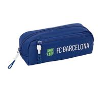 Safta Trousse triple FC Barcelone bleu marine 22 x 6 x 8,5 cm pour enfant