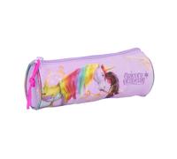 Safta Trousse ronde scolaire Unicorn Academy Lilas M Décontracté 20 x 7 cm Enfants 5-14 ans
