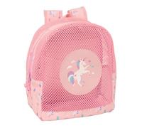 SAFTA Unicorn - Sac à dos de plage anti-sable, avec poignées, nettoyage facile, idéal pour les enfants de différents âges, confortable et polyvalent, 32 x 12 x 38 cm