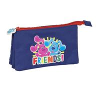 Safta Article, Trousse Triple Blues Clues Mixte Enfant, Multicolore, M