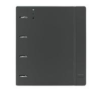Safta Urban Style Classeur avec 4 anneaux de 35 mm, avec recharge, 100 feuilles A4, idéal pour enfants de différents âges, confortable et polyvalent, qualité et résistance, 27 x 4 x 32 cm, gris/bleu,