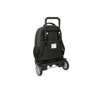 safta Urban Style - Grand sac à dos à roulettes, compact évolution, amovible, idéal pour les enfants de différents âges, confortable et polyvalent, qualité et résistance, 33 x 22 x 45 cm, gris/bleu,