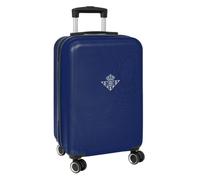 safta | Valise Cabine 20″ Real Betis Balompié, ABS + PC résistant, 4 Roues Doubles pivotantes à 360°, poignée télescopique 2 Positions 100 cm, Dimensions 34,5x20x55 cm