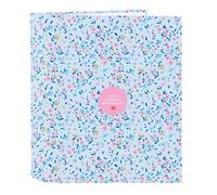 Safta VMB PARAÍSO - Classeur Folio 4 anneaux, idéal pour enfants de différents âges, confortable et polyvalent, qualité et résistance, 27 x 6 x 33 cm, Bleu clair/rose clair, M, Décontracté