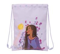 WISH Sac à dos plat Junior, sac à dos, idéal pour les enfants de différents âges, confortable et polyvalent, qualité et résistance, 26 x 34 cm, couleur lilas, lilas, Estándar, Décontracté