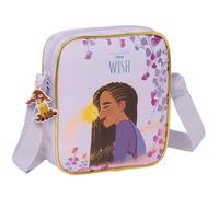 Safta WISH Petit sac à bandoulière pour enfants, sac à bandoulière enfant, idéal pour les enfants de 5 à 14 ans, confortable et polyvalent, qualité et résistance, 16 x 4 x 18 cm, couleur lilas, lilas,