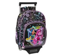 Safta With Trolley Wheels Monster High Backpack One Size