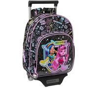 Safta With Trolley Wheels Monster High Backpack One Size
