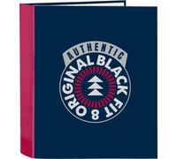 Saftasafta Classeur À Anneaux Safta Classeur À Anneaux 4X35Mm Dos Large Folio Blackfit8 Véritable