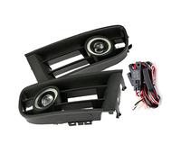 SAFWEL Feux anti-brouillard Grille Antibrouillard LED Blanche Yeux D'ange Avec Câblage Pour POLO 01-04 02 03 2004