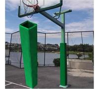 SAFWELAU Coussin de sécurité for Poteau Coussin De Protection Rembourrage de pôle carré Autocollant, 3,9/4,9/5,9 Pieds de Haut Pad de sécurité Lourd pour Garage(H-5.9ft/180cm,9x9 inch)