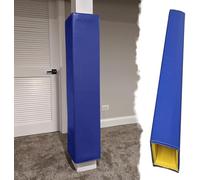 SAFWELAU Coussin de sécurité for Poteau Mousse de Protection poteaux Rembourrage de pôle en Mousse Creuse Convient à 5x5 6x6 7x7 8x8, Rembourrage de pôle de Basket carré(Blue,14x14 inch)