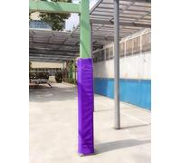 SAFWELAU Coussin de sécurité for Poteau Pads de tiges de Basket Personnalisables 6 Pieds de Haut, Mousse Pole Wrap Crash Pad pour Poste carré 3x3 4x4 5x5 6x6 7x7 8x8 9x9 10x10 Pouces(Purple,7x7 inch)