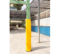 SAFWELAU Coussin de sécurité for Poteau Pads de tiges de Basket Personnalisables 6 Pieds de Haut, Mousse Pole Wrap Crash Pad pour Poste carré 3x3 4x4 5x5 6x6 7x7 8x8 9x9 10x10 Pouces(Yellow,6x6 inch)