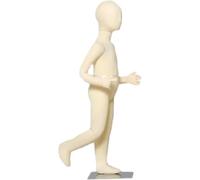 SAFWELAU Mode Couturiers Mannequin de Couture Dummy en polystyrene réaliste vêtements pour Enfants/Adolescents/Jeunes/Juniors, 1 2 4 6 8 9 10 12 14 Ans Manikin d'affichage de vêtements(3 Years Old)