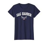 Sag Harbor East Hampton Sag Harbor Yachting T-Shirt, Femme, Bleu Marine, XS
