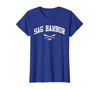 Sag Harbor East Hampton Sag Harbor Yachting T-Shirt, Femme, Bleu Royal, 3XL