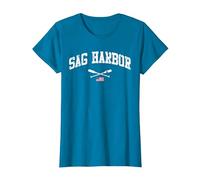 Sag Harbor East Hampton Sag Harbor Yachting T-Shirt, Femme, Saphir, XS