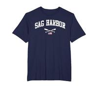 Sag Harbor East Hampton Sag Harbor Yachting T-Shirt, Homme Grandes Tailles, Bleu Marine, 5X Tall
