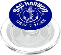 Sag Harbor New York Compass NY Nautical Sailing PopSockets PopGrip pour MagSafe