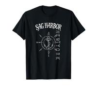 Sag Harbor NY Sailing Compass Rose Sailboat T-Shirt