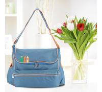 Sag Organisateur Parler LA POCHETS Pratiques des POCHETS GARTIFS Les Articles pour bébé, Les Bouteilles, Les Couches, Le Vert/LA Marine Blau/Coffee pour Faire du Shopping (Bleu verdâtre)