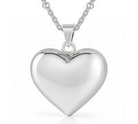 SAGA GIOIELLI Collier Femme Appel Anges Grossesse Coeur Rappel des Anges, COLLANA, Acier inoxydable, Pas de gemme