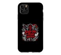 Saga Ink Rune Tatouage Viking Norse Ravens Crâne Coque pour iPhone 11 Pro Max