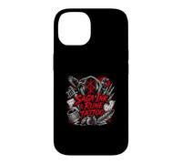 Saga Ink Rune Tatouage Viking Norse Ravens Crâne Coque pour iPhone 14