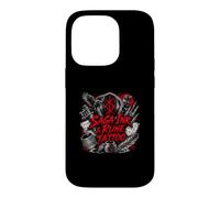Saga Ink Rune Tatouage Viking Norse Ravens Crâne Coque pour iPhone 14 Pro