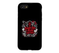 Saga Ink Rune Tatouage Viking Norse Ravens Crâne Coque pour iPhone SE (2020) / 7/8