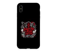 Saga Ink Rune Tatouage Viking Norse Ravens Crâne Coque pour iPhone XS Max