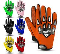 SAGA SPORTS Gant Moto Enfant - Gants Moto Enfants & Gant Moto Cross Enfant avec Protection Ultime - Gants BMX Enfants pour Jeunes Champions