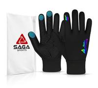 SAGA SPORTS Gants d’Hiver pour Enfants | Gants Chauds Résistants à l’Eau, Tactiles & Antidérapants | Lavables en Machine, Idéal pour Ski & Neige