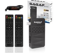Sagaf SUD-0507 Mini Récepteur Satellite - DVB-S2 - Récepteur Numérique Full HD 1080p (HDTV, Scart, USB) Astra Hotbird Turksat