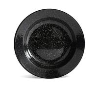 Sagaform Assiette en émail Doris Ø20 cm Noir