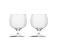 Sagaform Billi 5018477 Lot de 2 verres à vin en polyéthylène recyclé, 11 x 9 cm, 35 cl