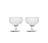 Sagaform Billi 5018478 Lot de 2 flûtes à champagne en polyéthylène recyclé 9,5 x 10 cm 30 cl