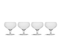 Sagaform Billi 5018492 Lot de 4 flûtes à champagne en polyéthylène recyclé 9,5 x 10 cm 30 cl