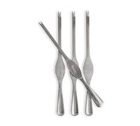 Sagaform Couvert à fruits de mer Sivan. lot de 4 Argent