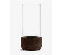 Sagaform Dante Lantern 5018418 Big en Verre Borosilicate et liège de Couleur Marron foncé, 12 x 24 cm